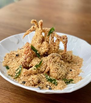 Soft Shell Crab with Crispy Cereals