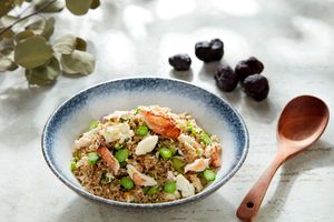 Signature Crabmeat Fried Rice with Egg White & Black Truffle