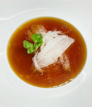 Double-Boiled Soup With Imperial Bird Nest 