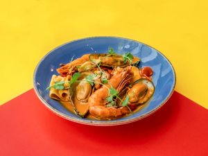 Rigatoni Seafood Pasta