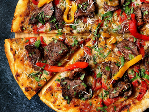Philly Cheesesteak Pizza