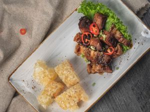 Sweet Soy Crackling Pork Belly