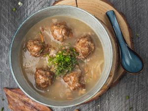 Crab Meatball Soup