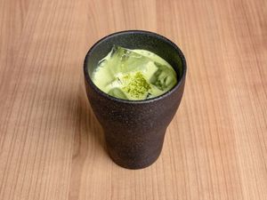 Iced Matcha Latte with Matcha 50% Extra Shot