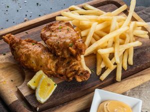 Halibut Fish and Chips