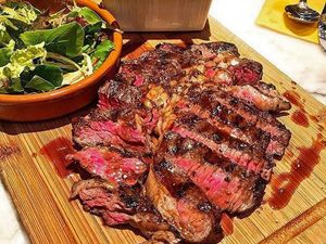 Rib-eye De Wagyu A La Parrilla De Carbón (300g)