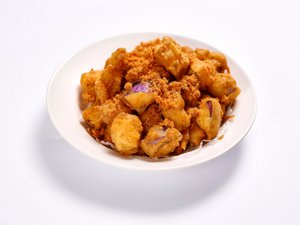 Crispy Eggplant Meat Floss 肉松茄子 (Available after 6pm for Dinner)