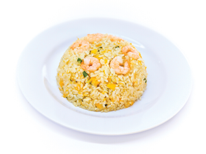 Fried Rice With Shrimps 虾仁炒饭 (Available after 6pm for Dinner)