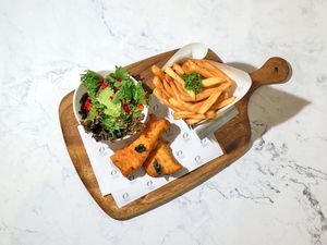 Curry Cod Fish and Chips