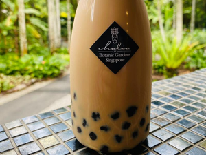 Home Brew Milk Tea with Brown Sugar Sago Pearls (350ml)