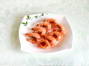 Wok-Fried Prawns, Soya Sauce