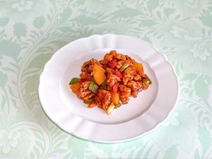 Sauteed Pork, Pineapple, Sweet & Sour Sauce
