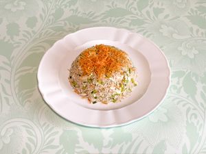 Fried Rice, Crab Meat, Dried Scallop, Egg White