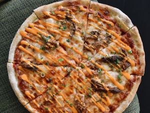 Smoked Pork Pizza