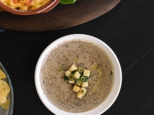 Creamy Abalone Mushroom Soup